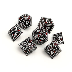 Ironworks -  Hidden in the Shadows 7 Piece RPG set Alloy Dice (Online Only)
