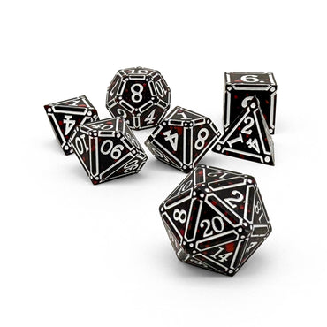 Ironworks -  Hidden in the Shadows 7 Piece RPG set Alloy Dice (Online Only)