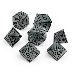 Ironworks - Holy Avenger 7 Piece RPG set Alloy Metal Dice (Online Only)