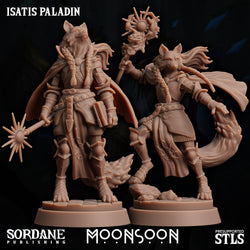 3D Printed Sordane Publishing Isatis Paladin 28 32mm D&D (Online Only)