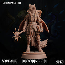 3D Printed Sordane Publishing Isatis Paladin 28 32mm D&D (Online Only)