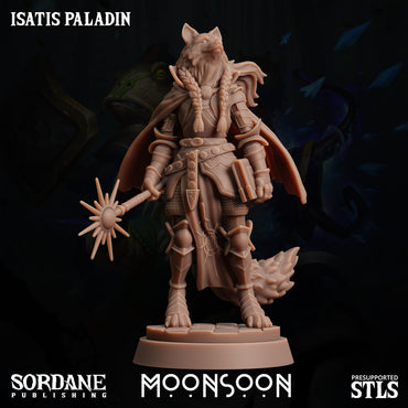 3D Printed Sordane Publishing Isatis Paladin 28 32mm D&D (Online Only)