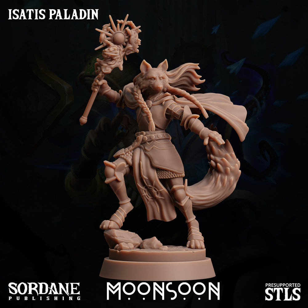 3D Printed Sordane Publishing Isatis Paladin 28 32mm D&D (Online Only)