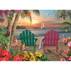 Island Paradise 500 Piece Jigsaw Puzzle Cobble Hill (ONLINE ORDER ONLY)