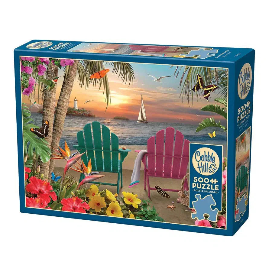 Island Paradise 500 Piece Jigsaw Puzzle Cobble Hill (ONLINE ORDER ONLY)