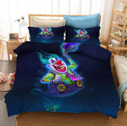 Pennywise Pattern Bedding Set Cosplay  Quilt Covers (Online Order Only)