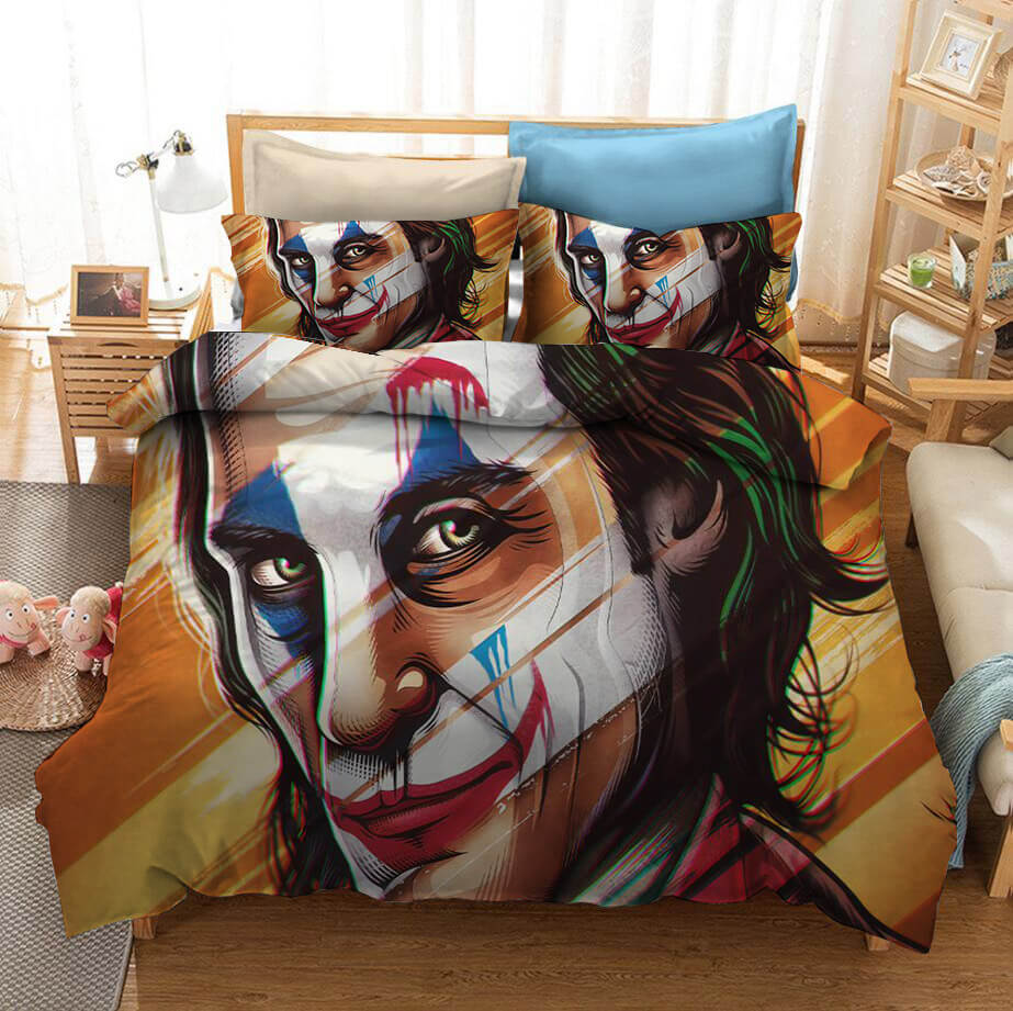 Pennywise Pattern Bedding Set Cosplay  Quilt Covers (Online Order Only)