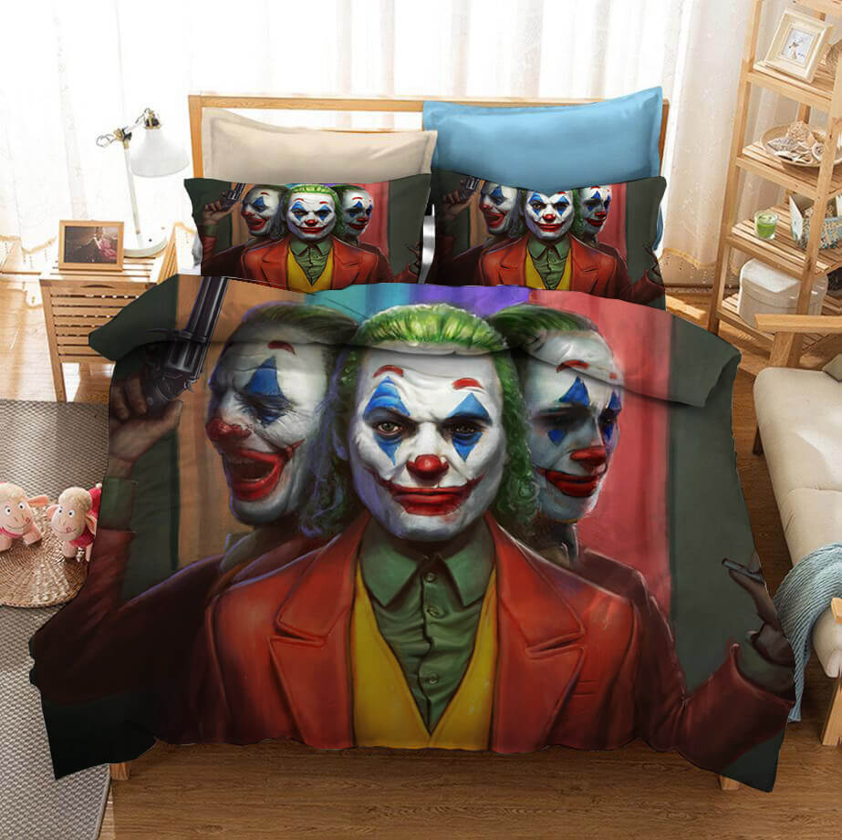 Pennywise Pattern Bedding Set Cosplay  Quilt Covers (Online Order Only)