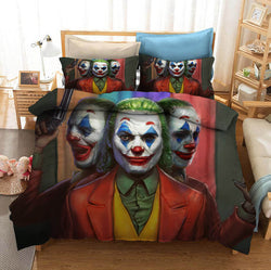 Pennywise Pattern Bedding Set Cosplay  Quilt Covers (Online Order Only)
