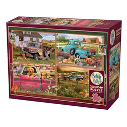 It's a Dog's Life 2000 Piece Jigsaw Puzzle Cobble Hill