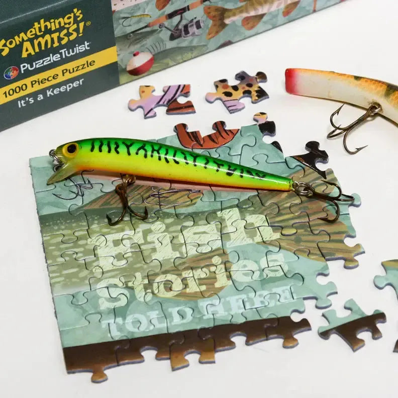 It's a Keeper "Something's Amiss!" 1000 Piece Jigsaw Puzzle PuzzleTwist (ONLINE ORDER ONLY)