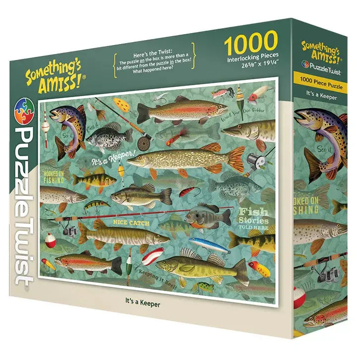 It's a Keeper "Something's Amiss!" 1000 Piece Jigsaw Puzzle PuzzleTwist (ONLINE ORDER ONLY)