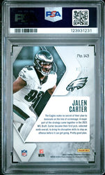 Graded 2023 Panini Phoenix Jalen Carter #143 /99 Orange Rookie RC Football Card PSA 10 Gem Mint (ONLINE ORDER ONLY)
