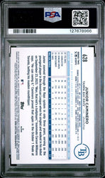 Graded 2024 Topps Junior Caminero #628 Rookie RC Baseball Card PSA 10 Gem Mint (ONLINE ORDER ONLY)