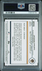 Graded 2024 Topps Chrome Update Sapphire Jackson Chourio #155 Rookie RC Baseball Card PSA 10 Gem Mint (ONLINE ORDER ONLY)