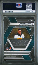 Graded 2025 Panini Mosaic Jihaad Campbell #341 Rookie RC Football Card PSA 10 Gem Mint (ONLINE ORDER ONLY)