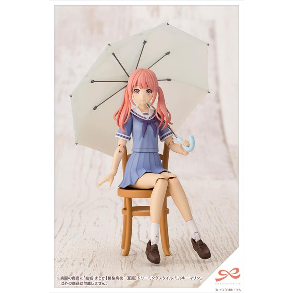 KOTOBUKIYA Plastic Model Kits: Sousai Shoujo Teien - Madoka Yuki High School Summer Clothes (Dreaming Style Milky Marine Ver.) 1/10 Scale Model Kit (ONLINE ORDER ONLY)