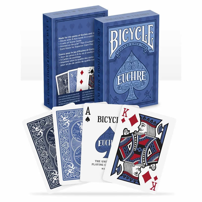 JKR10024463 Euchre Playing Cards Bicycle Card Company (ONLINE ORDER ONLY)