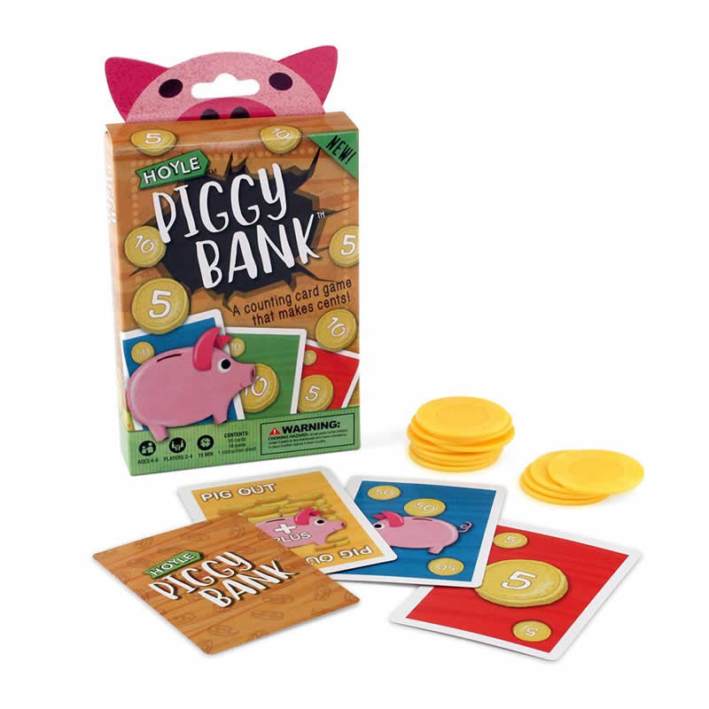 JKR1036719 Hoyle Piggy Bank Playing Card Game Bicycle Card Company (ONLINE ORDER ONLY)