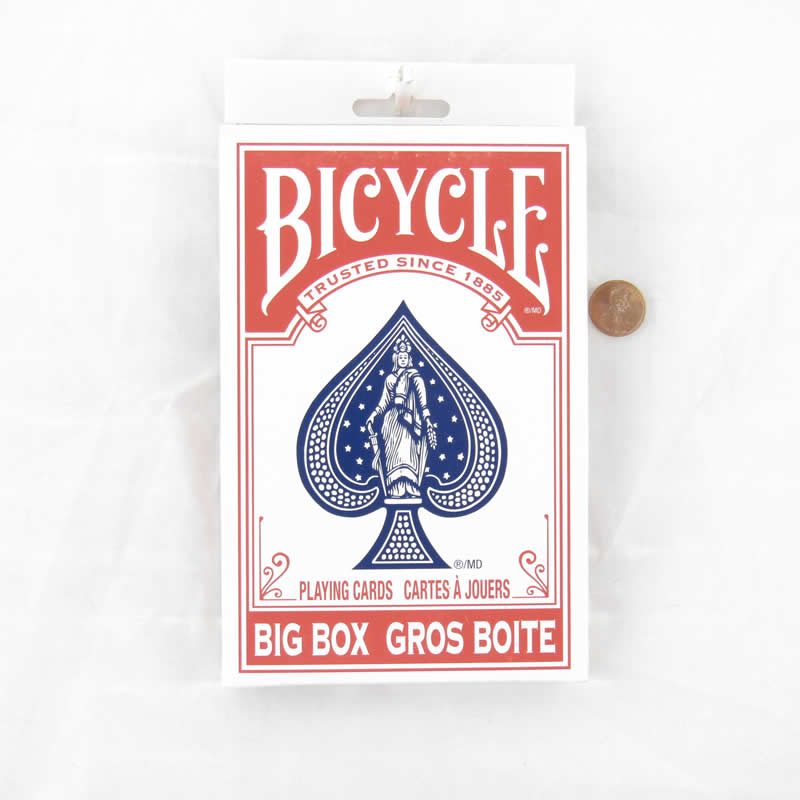 JKR1039664 Big Box Red Playing Cards Bicycle Card Company (ONLINE ORDER ONLY)