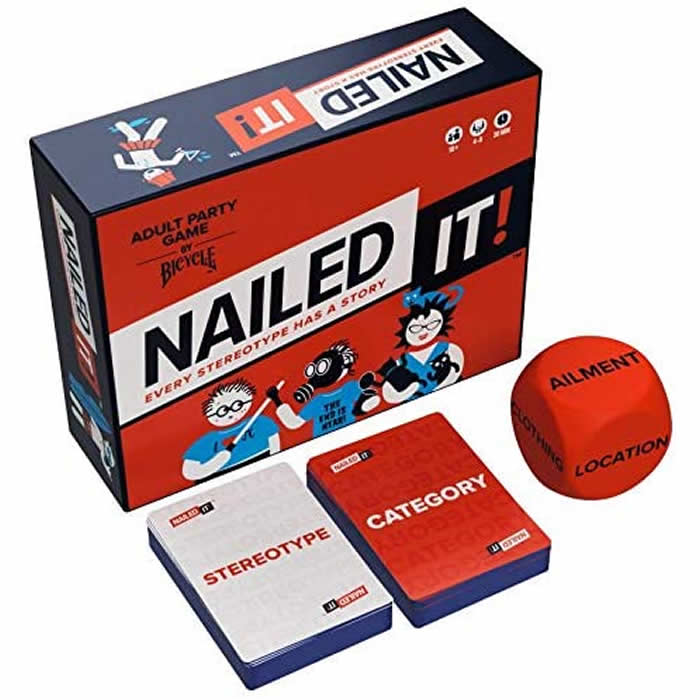JKR1045021 Nailed It! Adult Party Game Bicycle (ONLINE ORDER ONLY)