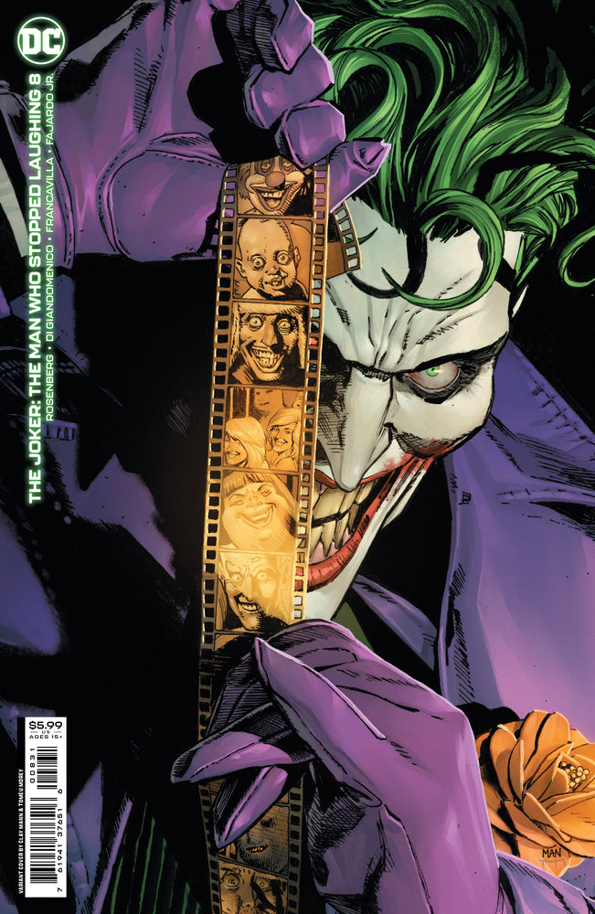 Joker The Man Who Stopped Laughing #8 C Clay Mann Variant (05/02/2023) Dc (ONLINE ORDER ONLY)