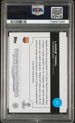 Graded 2024 Topps UEFA CC Lamine Yamal #27 Soccer Card PSA 10 Gem Mint (ONLINE ORDER ONLY)