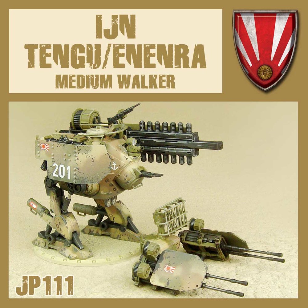 DUST 1947: IJN Tengu/Enenra Medium Walker (Railgun/AA) (ONLINE ORDER ONLY)