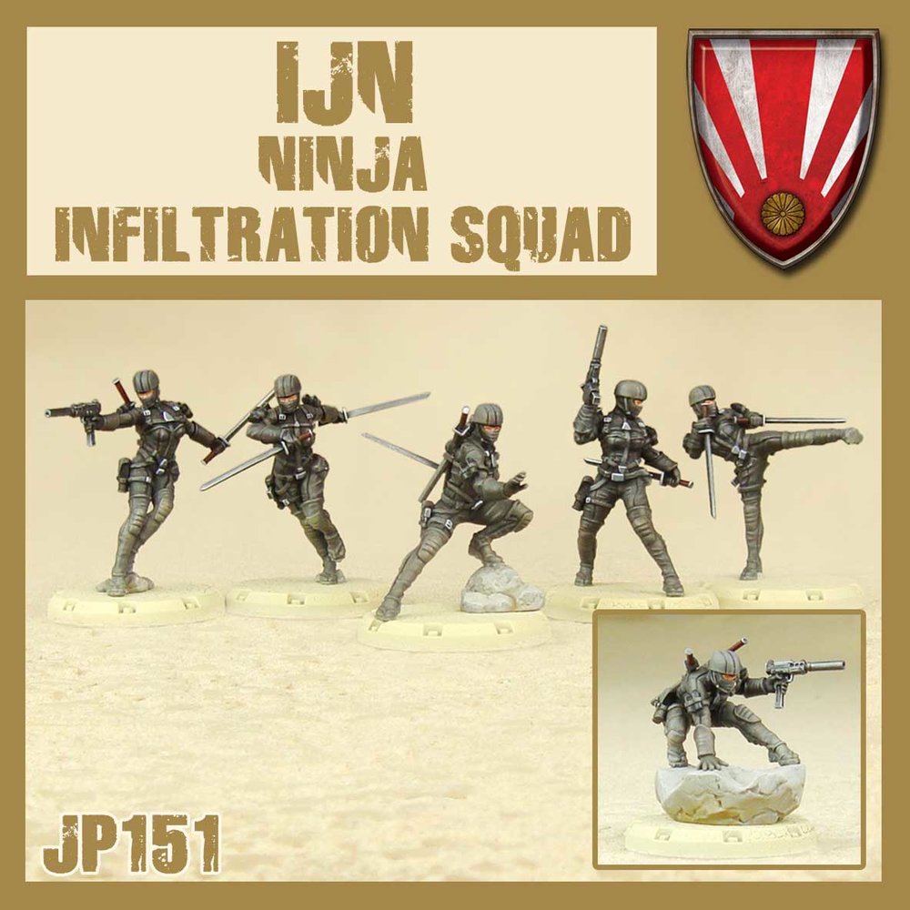 DUST 1947: IJN Ninja Infiltration Squad (ONLINE ORDER ONLY)
