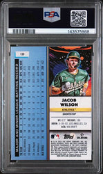 Graded 2025 Topps Cosmic Chrome Jacob Wilson #139 Rookie RC Baseball Card PSA 10 Gem Mint