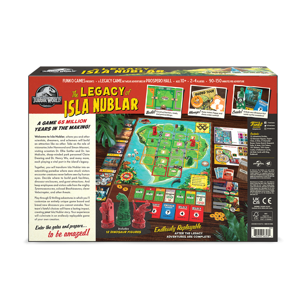 Jurassic World: Legacy of Isla Nublar Kickstarter Edition (ONLINE ORDER ONLY)
