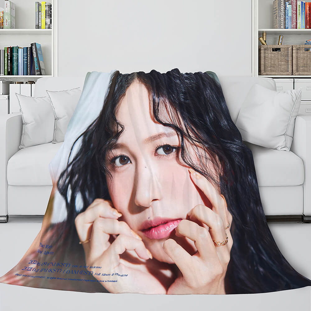 JYP Ent Twice 10th Taste of Love Album Flannel Blanket Bedding Sets (Online Order Only)