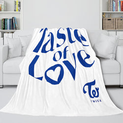 JYP Ent Twice 10th Taste of Love Album Flannel Blanket Bedding Sets (Online Order Only)