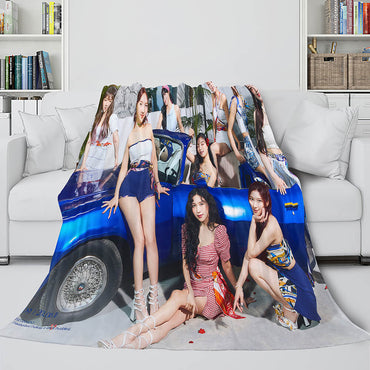 JYP Ent Twice 10th Taste of Love Album Flannel Blanket Bedding Sets (Online Order Only)