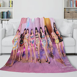 JYP Ent Twice 10th Taste of Love Album Flannel Blanket Bedding Sets (Online Order Only)