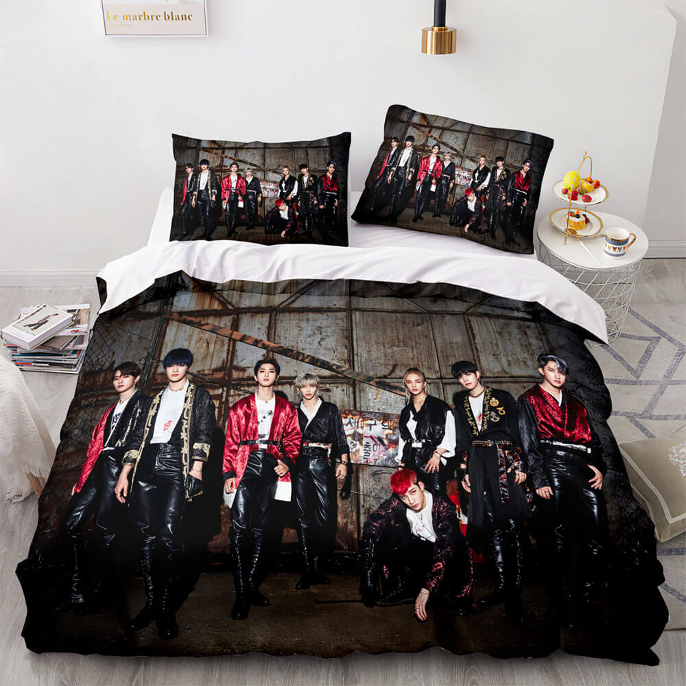 JYP Stray Kids Cosplay Soft Bedding Sets Quilt Covers Without Filler (Online Order Only)
