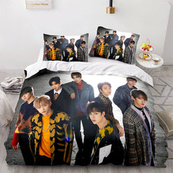 JYP Stray Kids Cosplay Soft Bedding Sets Quilt Covers Without Filler (Online Order Only)