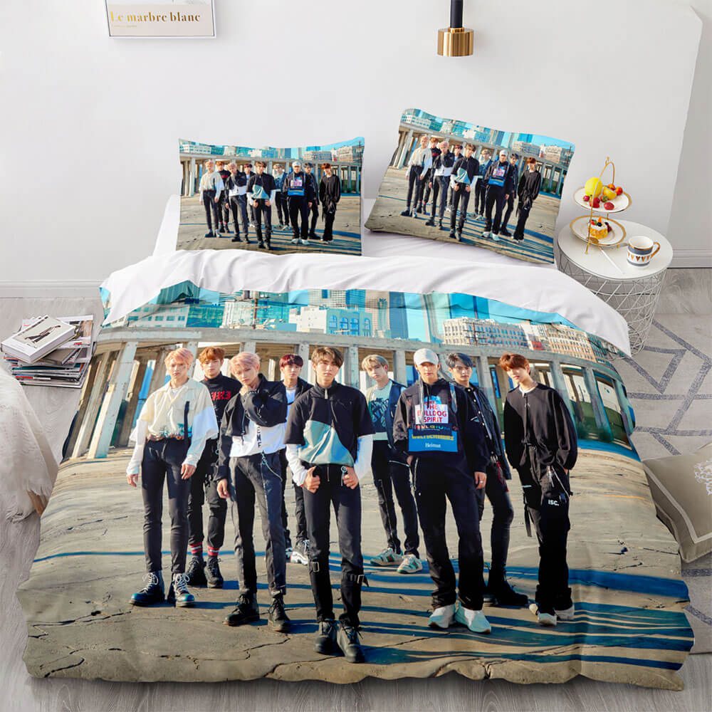 JYP Stray Kids Cosplay Soft Bedding Sets Quilt Covers Without Filler (Online Order Only)