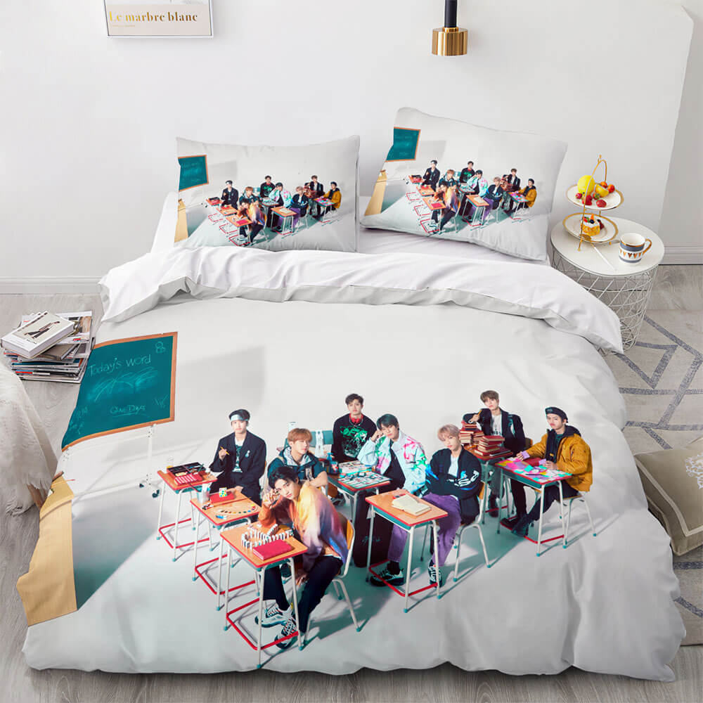 JYP Stray Kids Cosplay Soft Bedding Sets Quilt Covers Without Filler (Online Order Only)