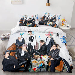 JYP Stray Kids Cosplay Soft Bedding Sets Quilt Covers Without Filler (Online Order Only)