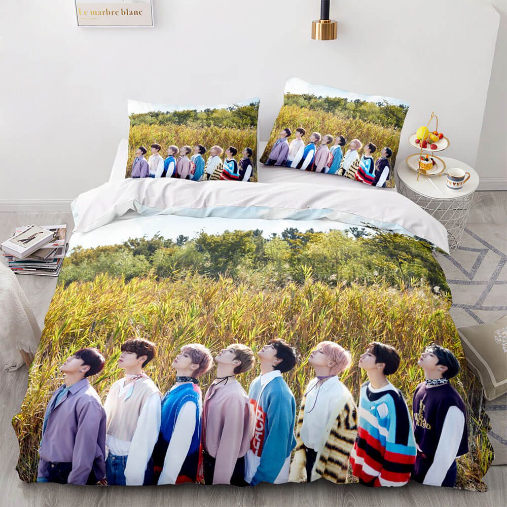 JYP Stray Kids Cosplay Soft Bedding Sets Quilt Covers Without Filler (Online Order Only)