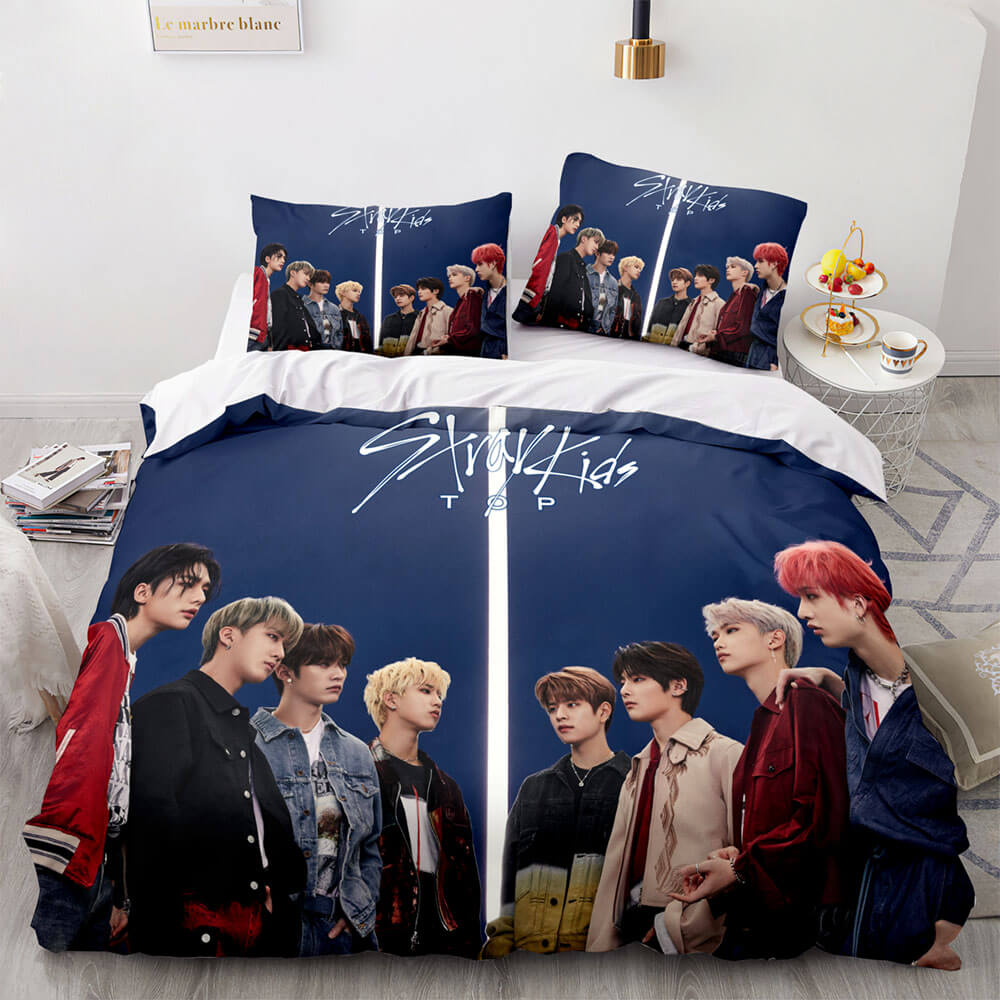 JYP Stray Kids Cosplay Soft Bedding Sets Quilt Covers Without Filler (Online Order Only)