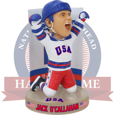 Jack O'Callahan USA Hockey Miracle on Ice 1980 Gold Medal Bobblehead (ONLINE ORDER ONLY)