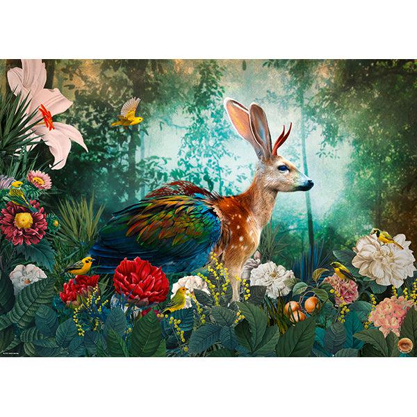 Jackalope Fauna Fantasies 1000 Piece Jigsaw Puzzle Heye (ONLINE ORDER ONLY)