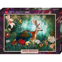 Jackalope Fauna Fantasies 1000 Piece Jigsaw Puzzle Heye (ONLINE ORDER ONLY)