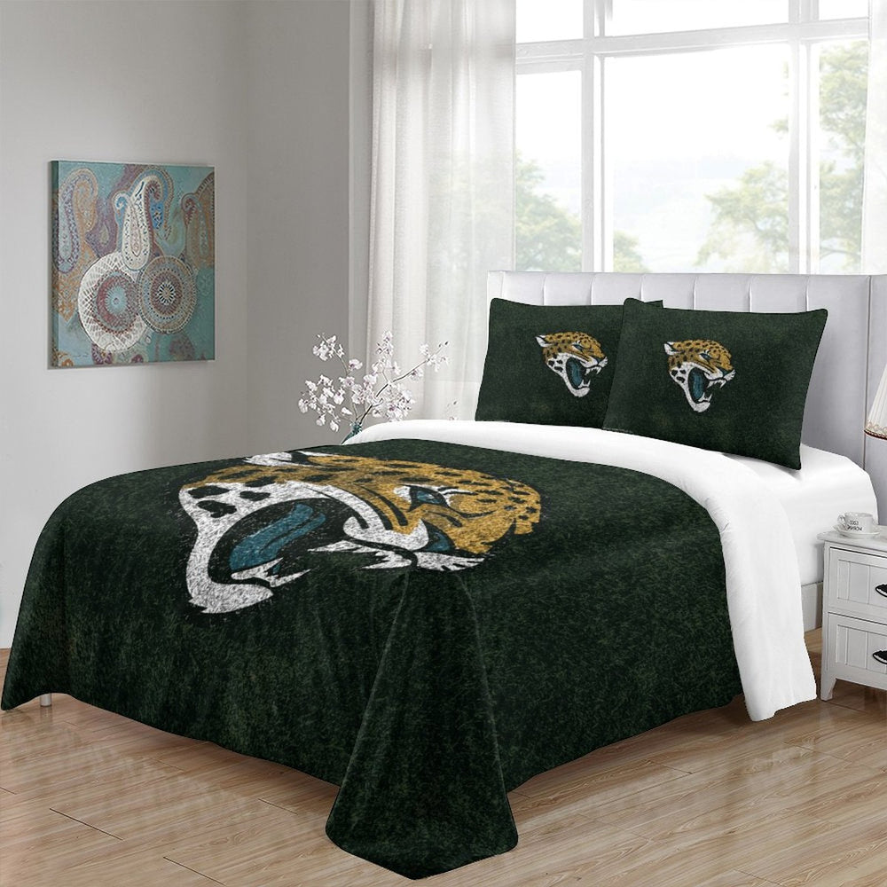 Jacksonville Jaguars Bedding Set Duvet Cover Without Filler (Online Order Only)