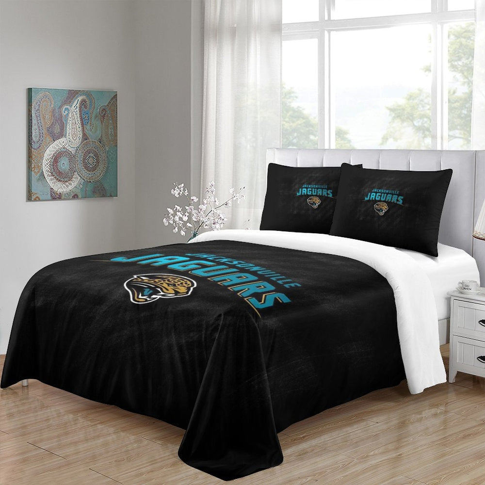 Jacksonville Jaguars Bedding Set Duvet Cover Without Filler (Online Order Only)