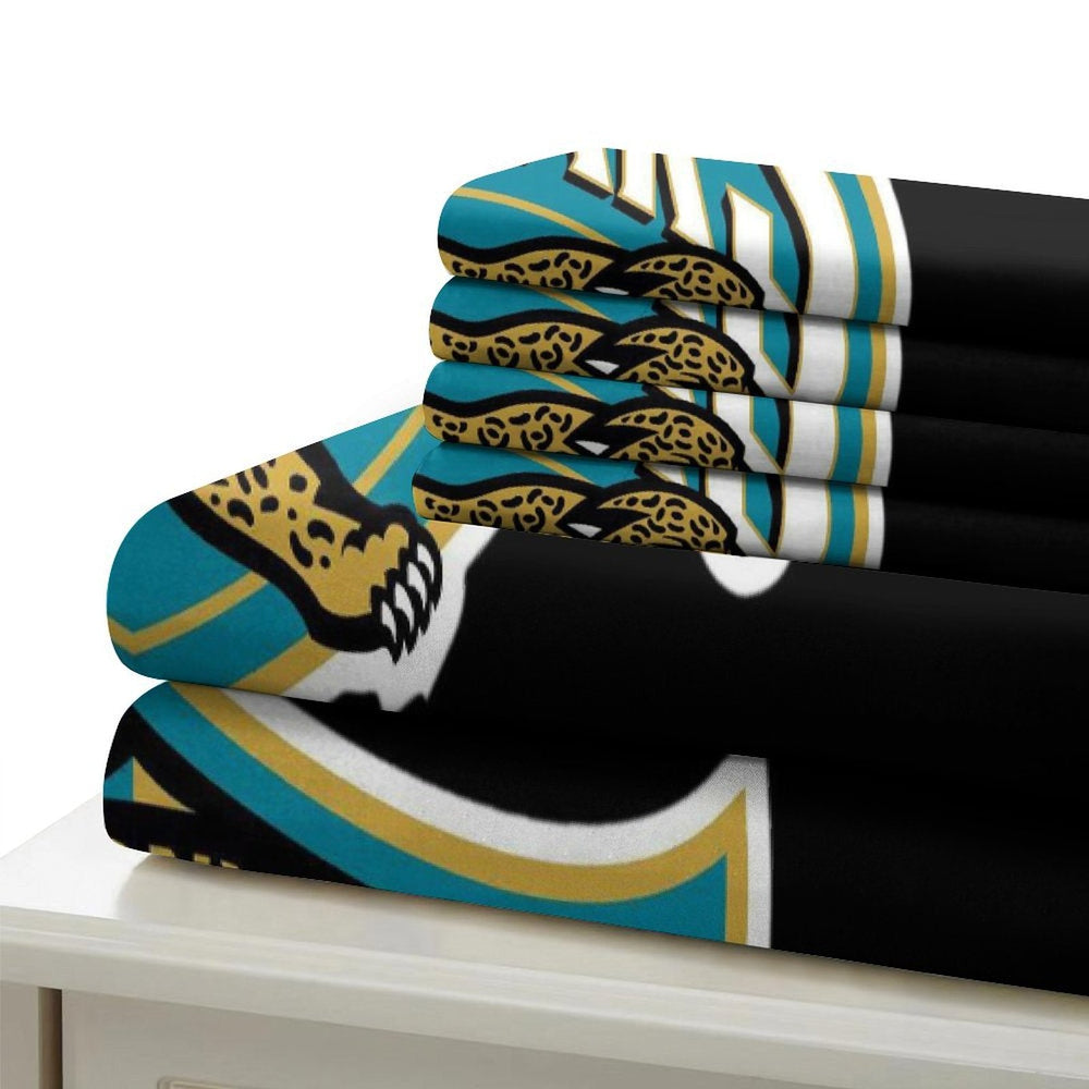 Jacksonville Jaguars Bedding Set Duvet Cover Without Filler (Online Order Only)