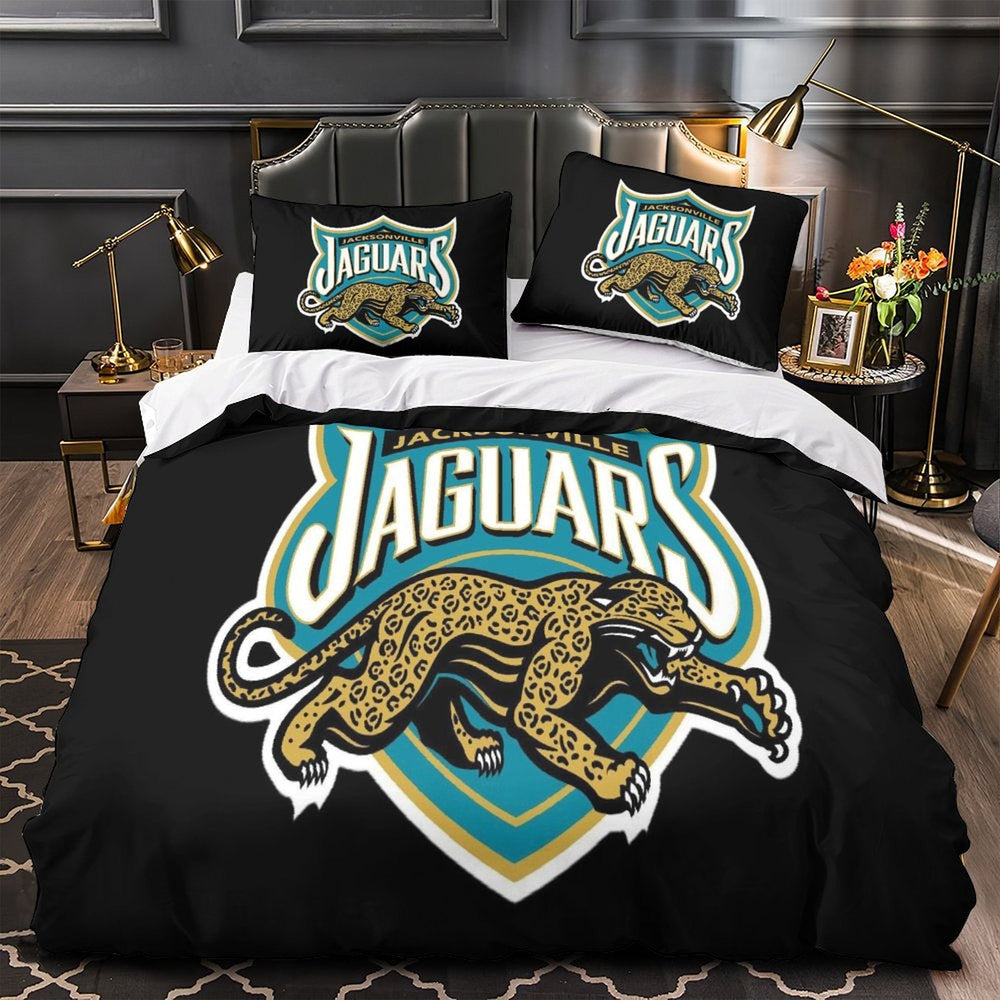 Jacksonville Jaguars Bedding Set Duvet Cover Without Filler (Online Order Only)