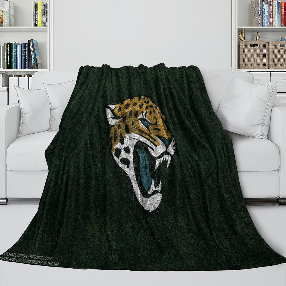 Jacksonville Jaguars Blanket Flannel Fleece Throw Room Decoration (Online Order Only)